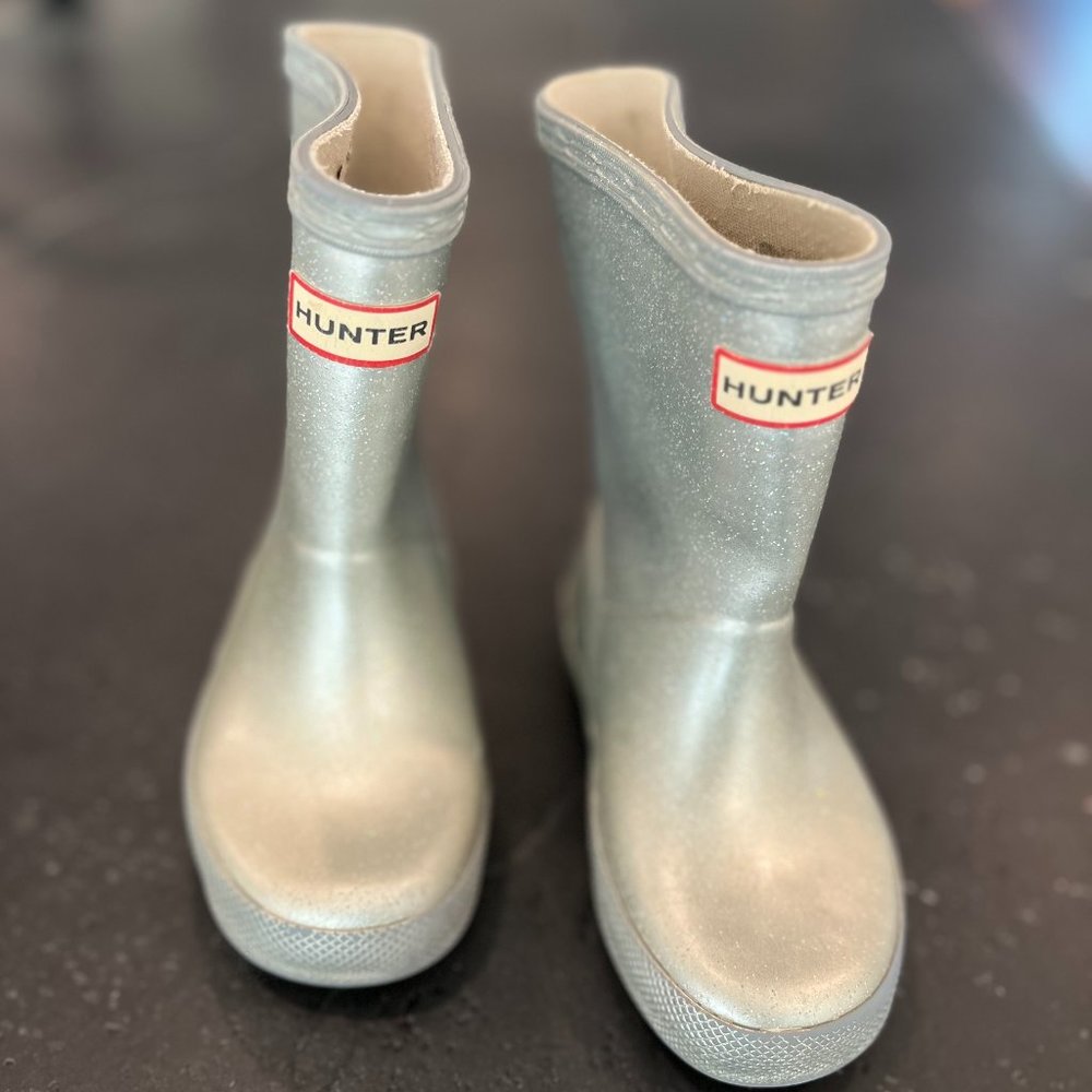 Kids Toddler Hunter Rain Boots - used excellent condition Size US 7 / EU 23